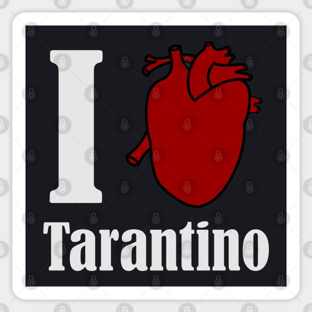 I love Tarantino Sticker by Pendientera